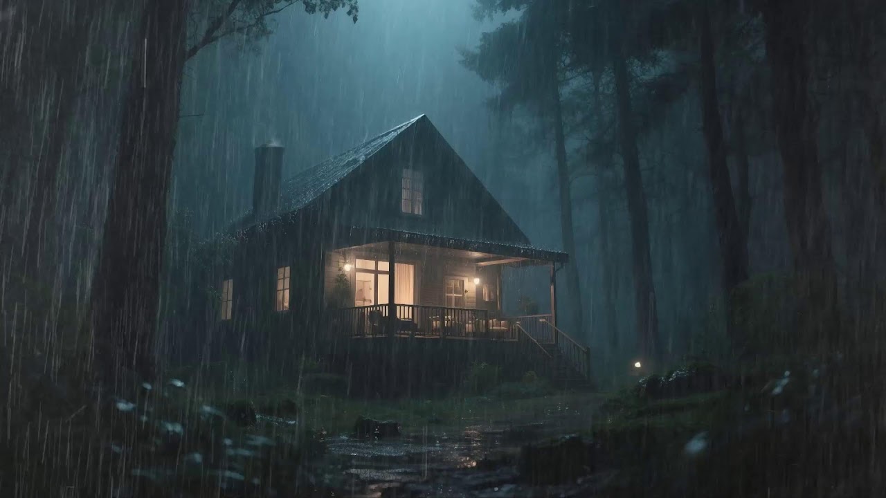 Super Heavy Rain To Sleep Immediately - Heavy Rain for Relax Rest