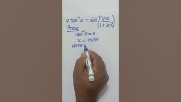 Proved that 2tan^-1x=sin^-1(2x/1+x^2)