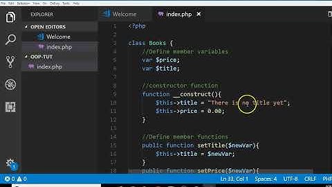 6. What is a constructor in object oriented programming in PHP