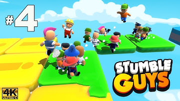 Stumble Guys - Gameplay Walkthrough Part 4 (iOS, Android, PC) | UHD 4K