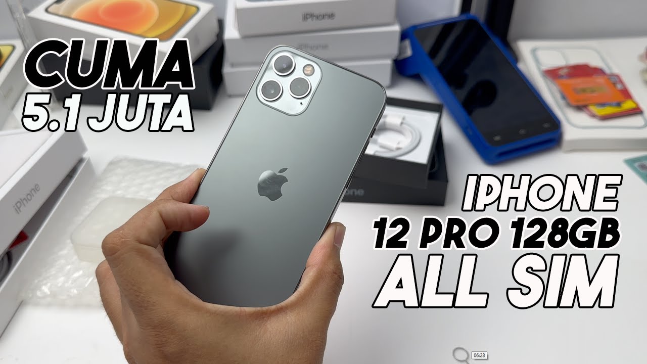 5.1 Juta!! iPhone 12 Pro 128GB All Sim All Operator
