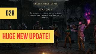 Diablo 2 Resurrected NEW Class?! Reign of the Warlock Update Breakdown Blizzard Anniversary Reaction