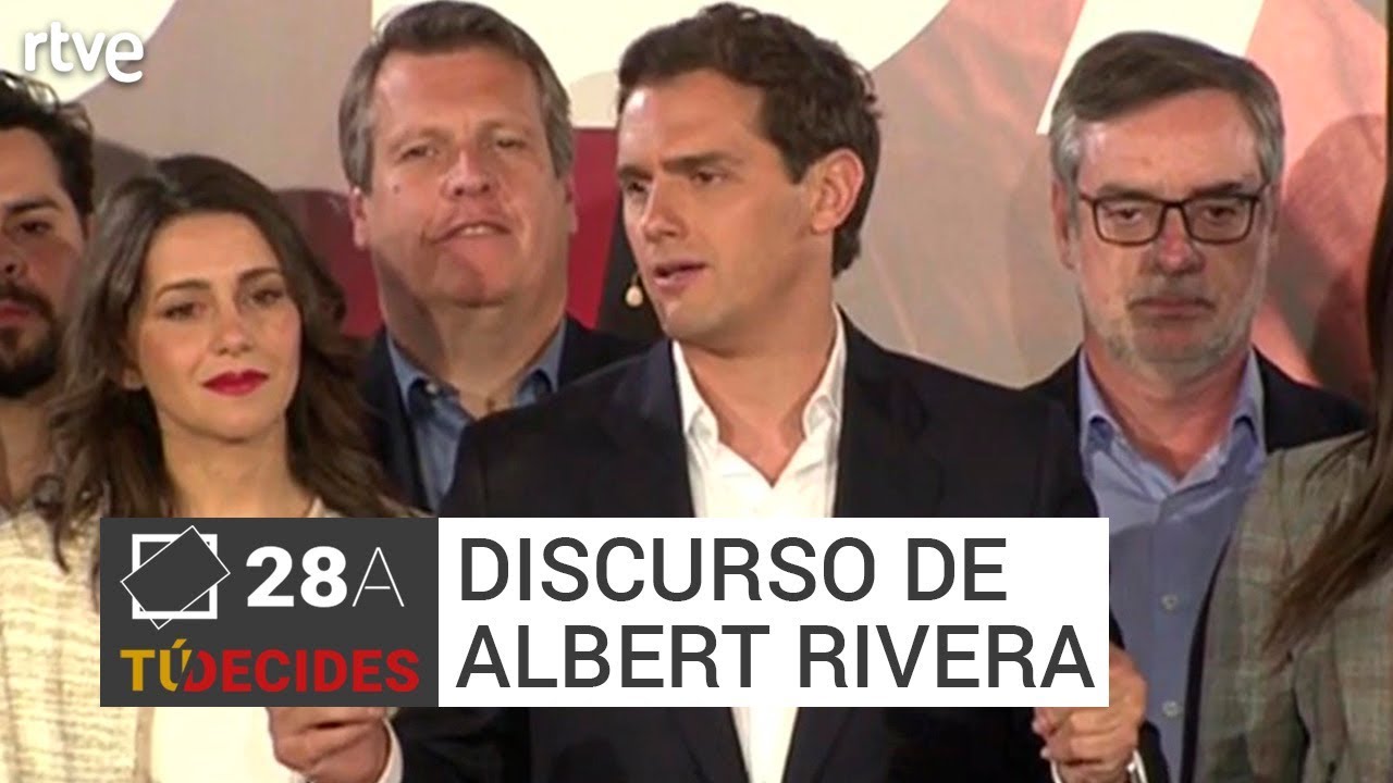 Discurso de Albert Rivera | Elecciones #28A