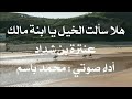 هلا سألت الخيل يا ابنة مالك عنترة بن شداد محمد باسم 