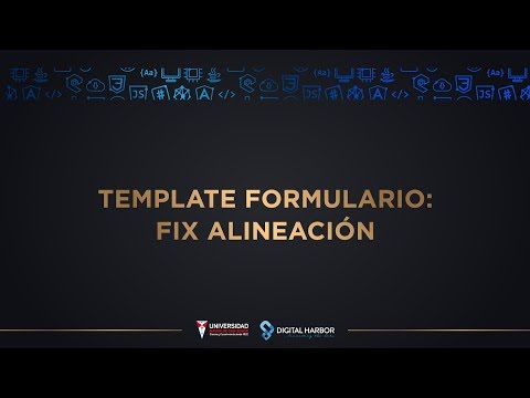 Template formulario y