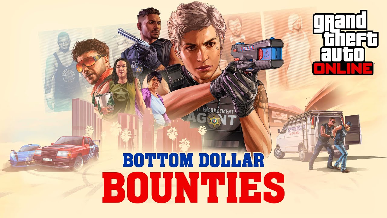GTA ONLINE:FARM SOLO PARA A NOVA DLC BOTTOM DOLLAR BOUNTIES