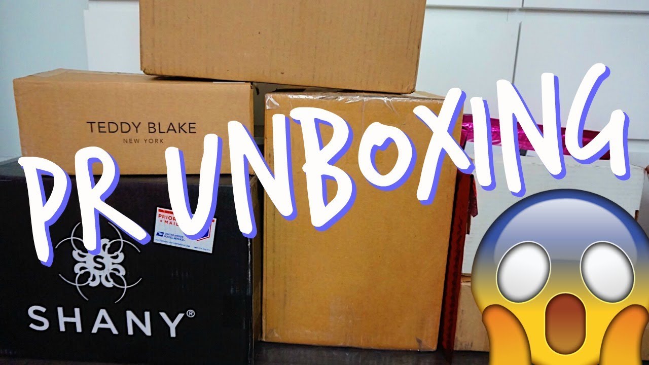 Pr Unboxing Haul Ft Covergirl,Teddy Blake,Benefit & More!!!! - YouTube