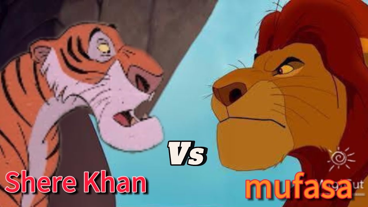 Shere R Shere Khan vs mufasa parte 1 - YouTube
