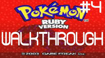 pokemon ruby walktrough: part 4 - first gym badge!