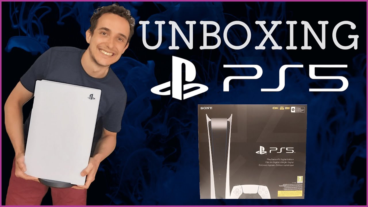 PS5 Digital Edition Unboxing - Sony PlayStation 5 Next Gen Console + Ultra  Rare Press Kit 