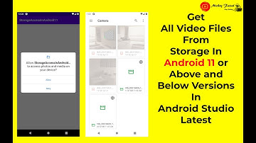 Get All Video Files From Storage In Android 11 or Above and Below Versions In Android Studio Latest
