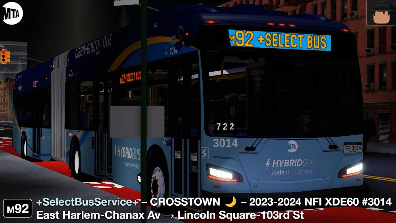 PM13+ | 2023-2024 New Flyer XDE60 [3014] - M92 +SBS+ 🌙 | E