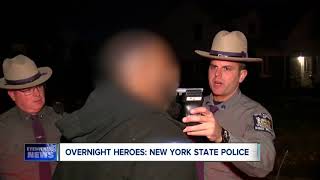 Overnight heroes: New York State Troopers in Niagara County