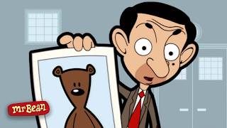 Mr Bean Searches For Teddy At The Police Station  Mr Bean Animated Season 1  Funny Clips  Mr Bean