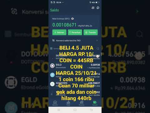 APLIKASI TOKOCRYPTO PENIPU DAN TIDAK MAU RUGI
