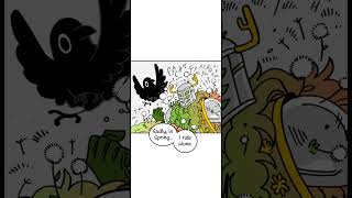 ALLERGIES!!! #voice #voiceacting #comics #crows #webtoon #comic #birds #knight #monster #allergy