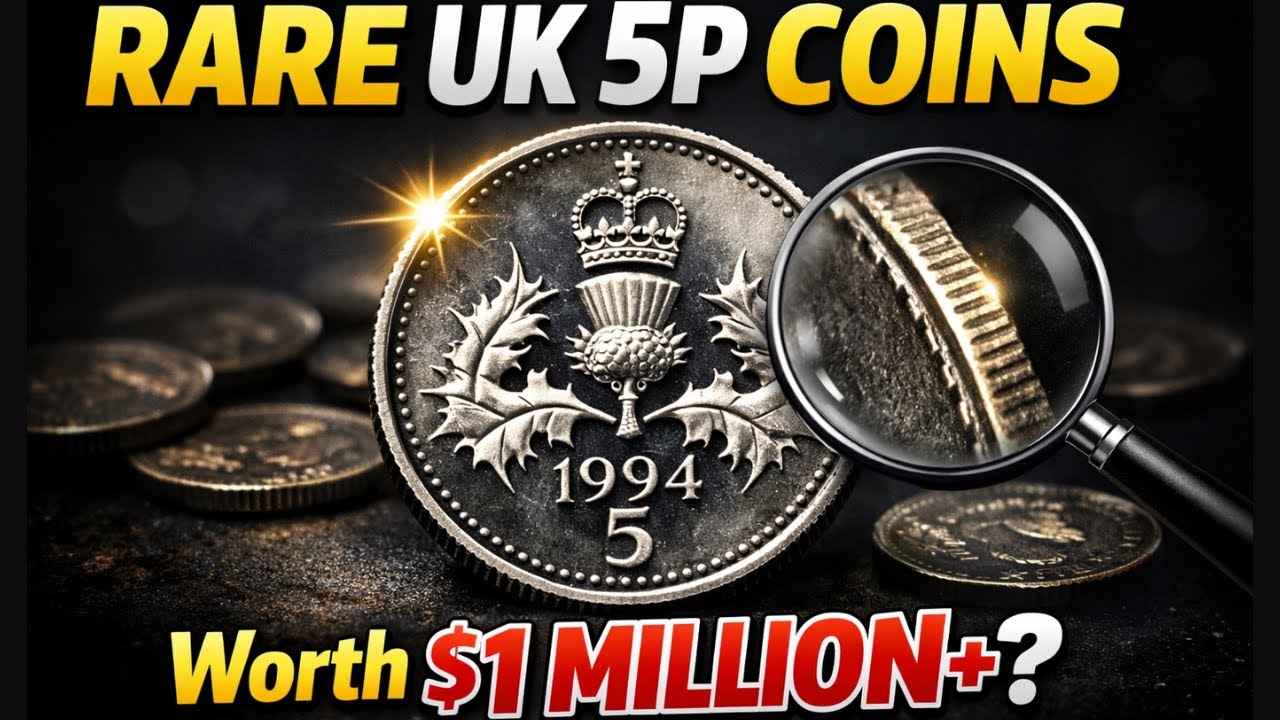 Rare UK 5 Pence Coins 1994-1995 | Hidden Mint Errors & Collector’s Treasure