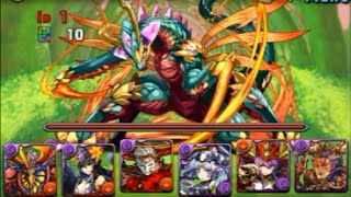 [Puzzle and Dragons] Fire Insect Dragon | Mantis Dragon - Mythical | Satan Ronia Lu Bu