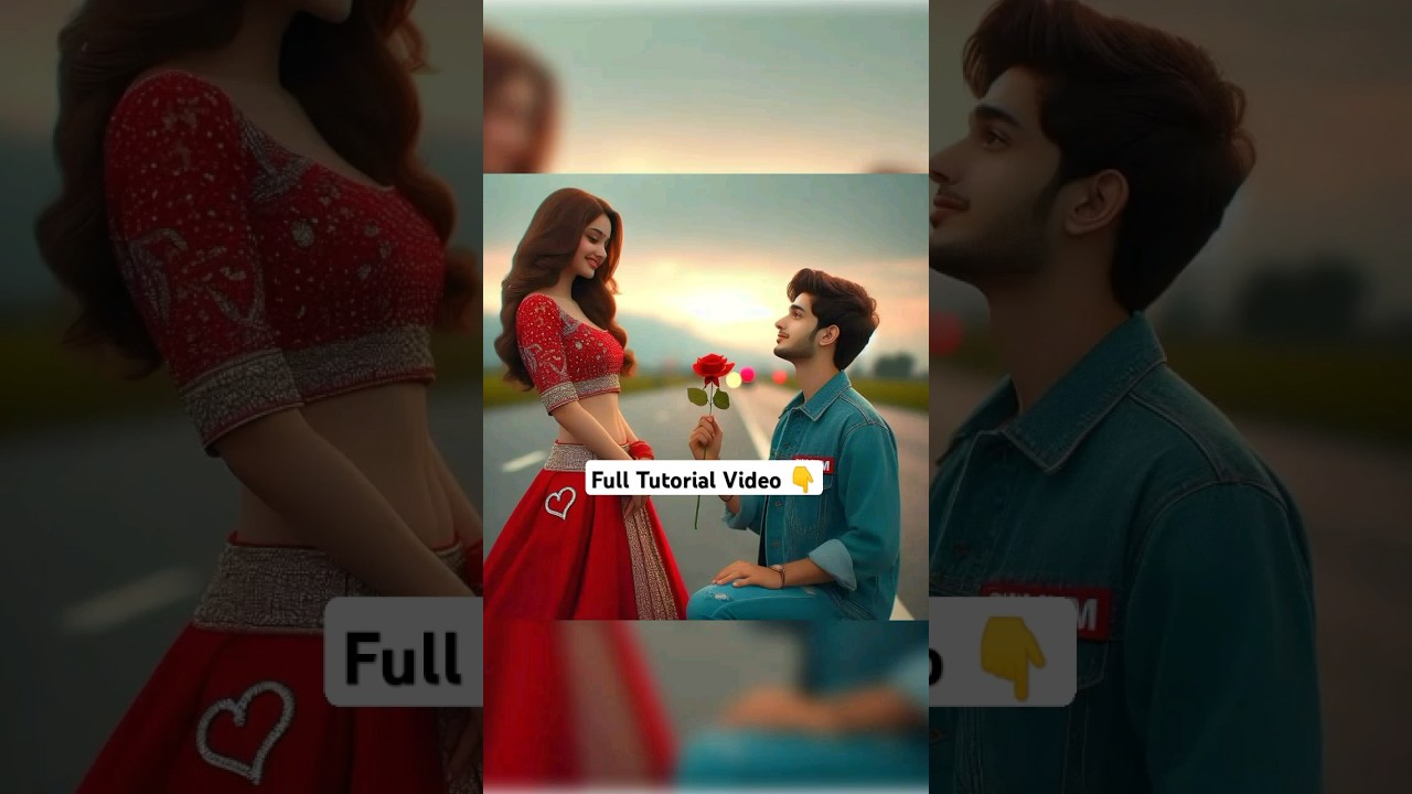 Viral Couple Proposing Ai Photo Editing । How To Make Bing Image Creator । Bing Image Creator