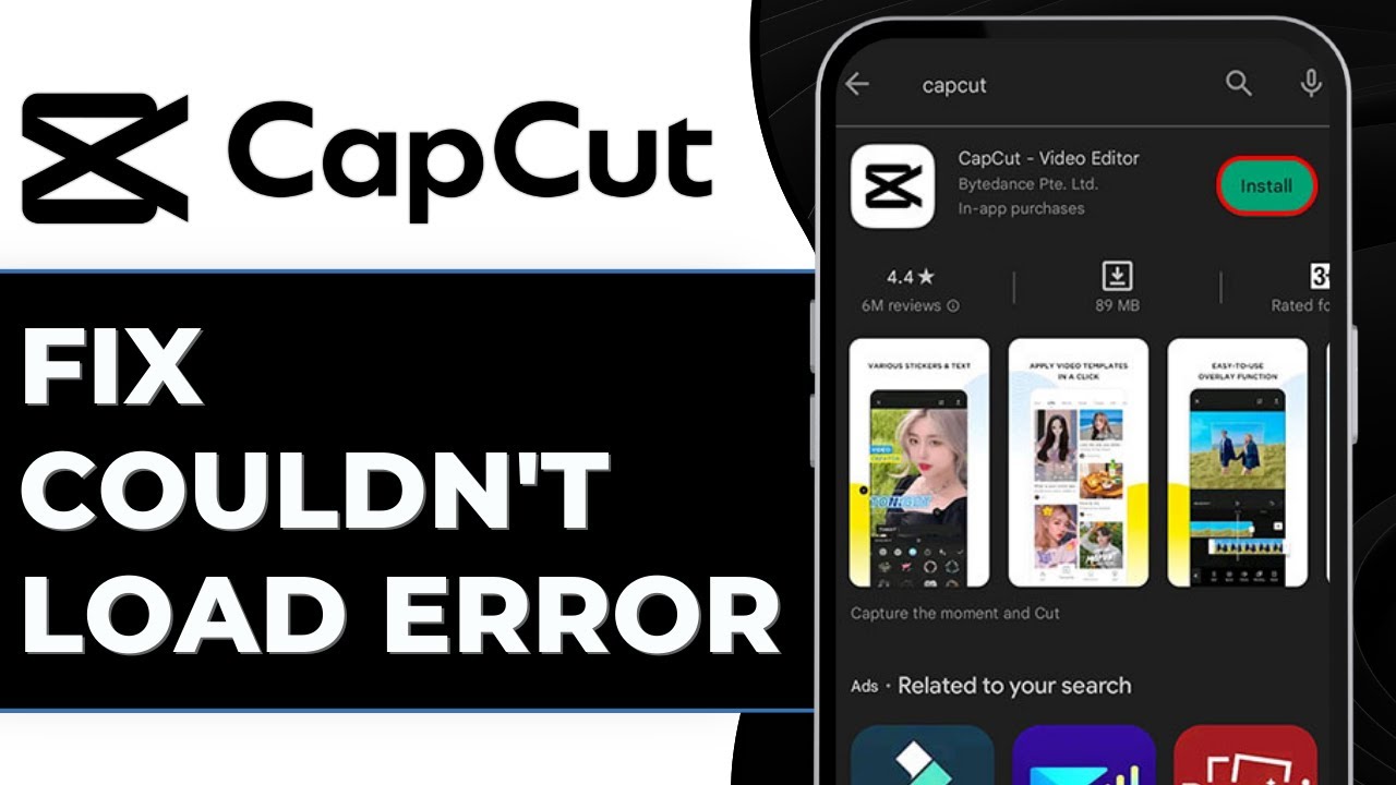 How To Fix CapCut Couldn't Load Try Again Later Error (Step-by-Step ...