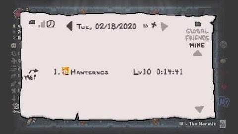 Binding of Isaac Afterbirth Plus - Daily Run 18/2/2020