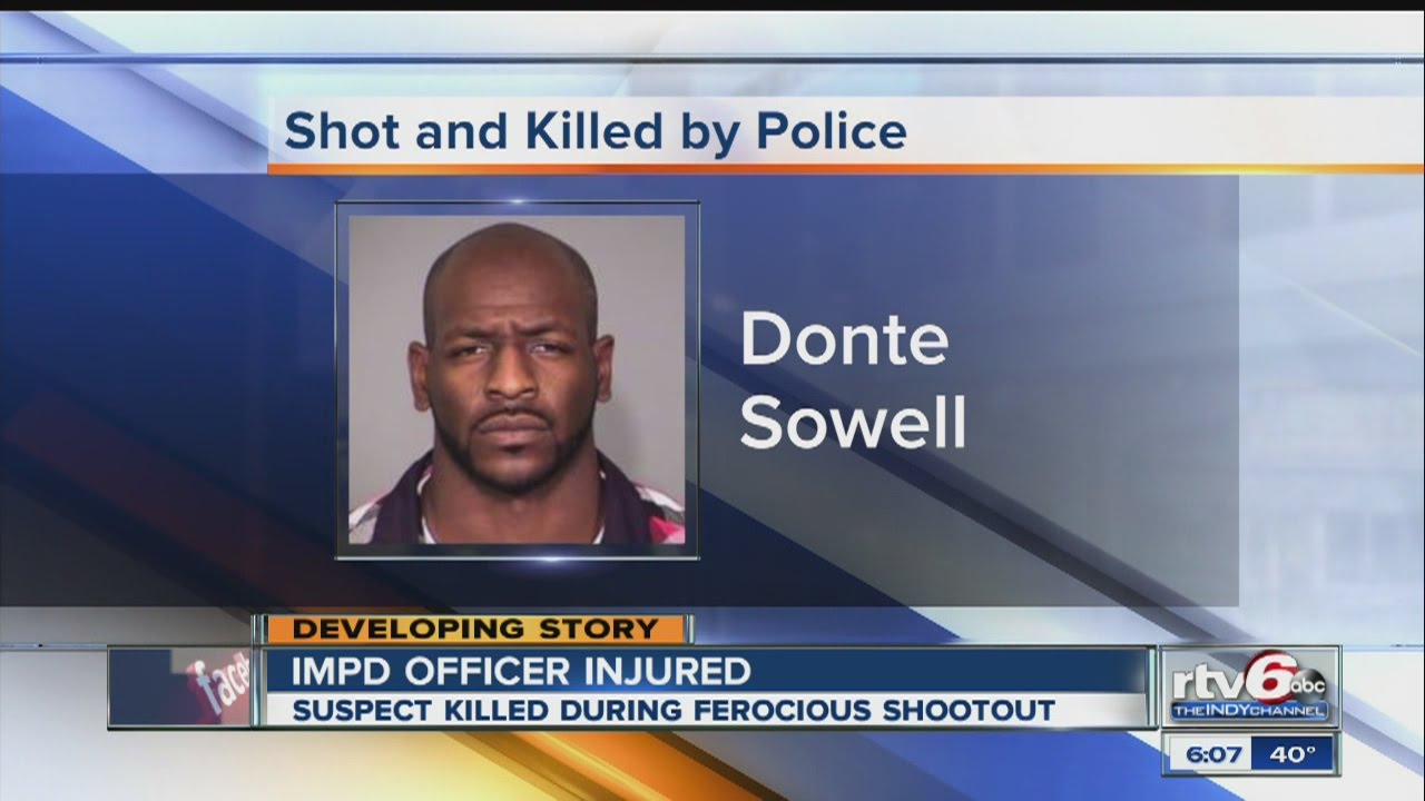 Dead suspect identified after shootout that injured IMPD officer - YouTube