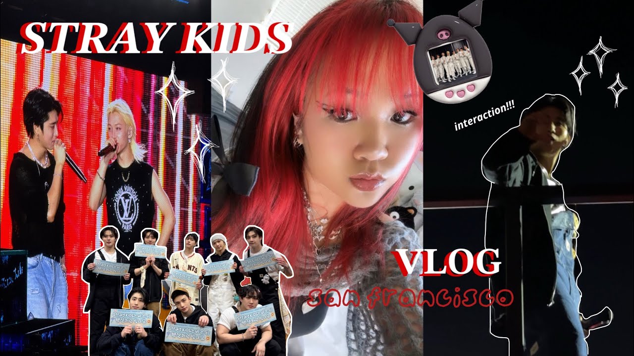 STRAY KIDS DOMINATE IN SAN FRANCISCO 💥 HAN INTERACTION, fan cams, haul, concert experience, vlog