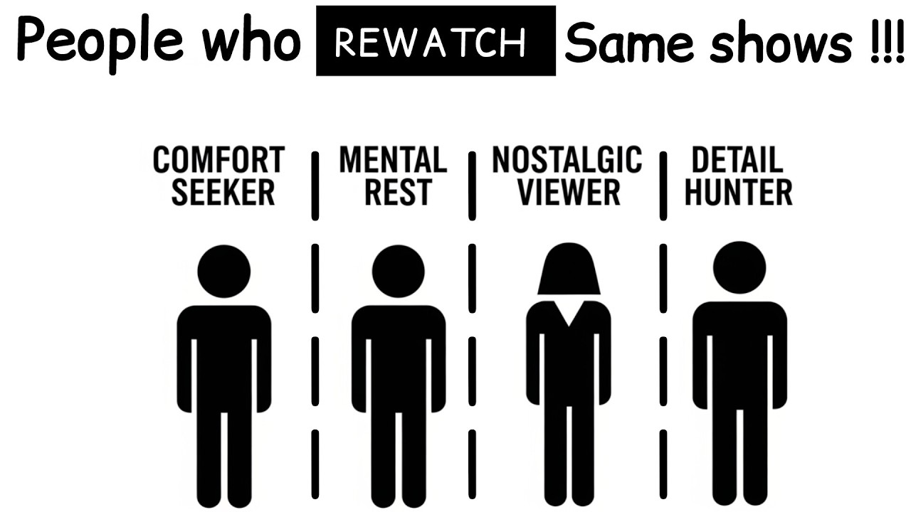 Psychology of People Who Rewatch Same Shows and Movies