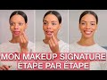 Ma routine maquillage sur peau mixte  teint mat  lumineux 