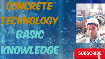 Basic Knowledge of Concrete technology#@Introduction of Cement #@Part-1