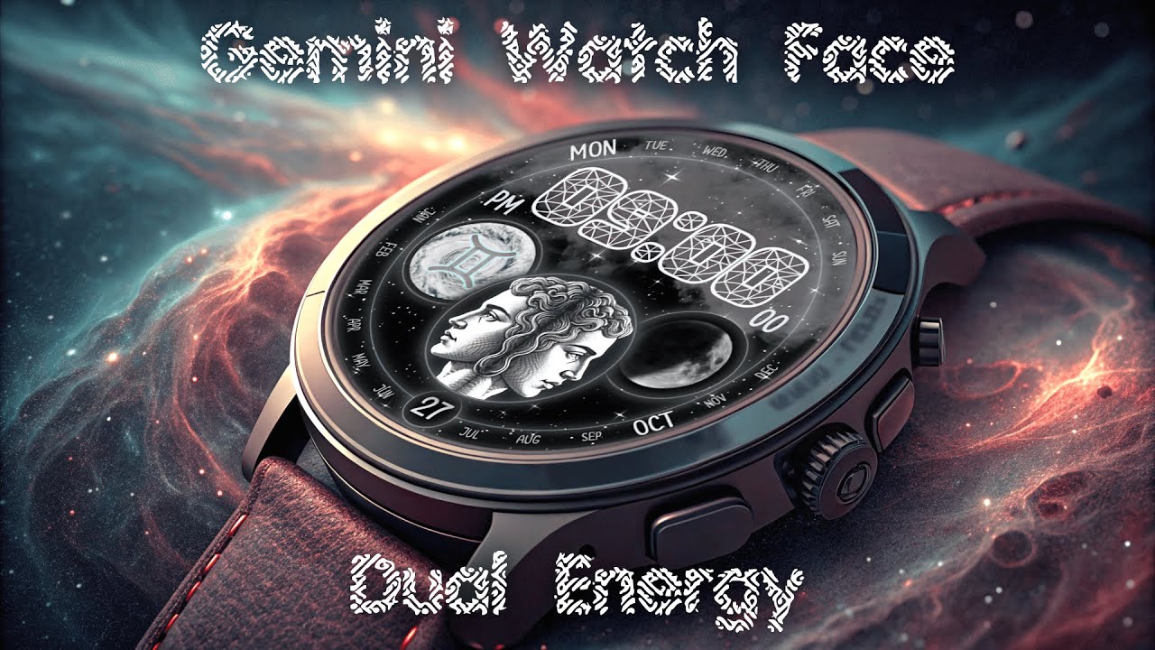 ♊ Gemini Air Watch Face | Dynamic & Stylish Wear OS Design