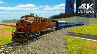 🚂 Real Train Drive Simulator – 4K Ultra HD Gameplay#fullvideo #automobile #pleases#shor #my cannel .