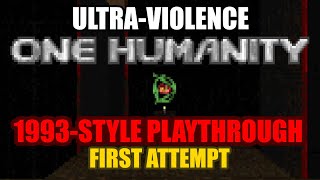 Romero Map: One Humanity (Ultra-Violence, DOS-Style, First Attempt)