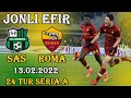 JONLI EFIR. САССУОЛО - РОМА. ЭЛЬДОР ШОМУРОДОВ СЕРИА А. SASSUOLO - ROMA. 13.02.2022