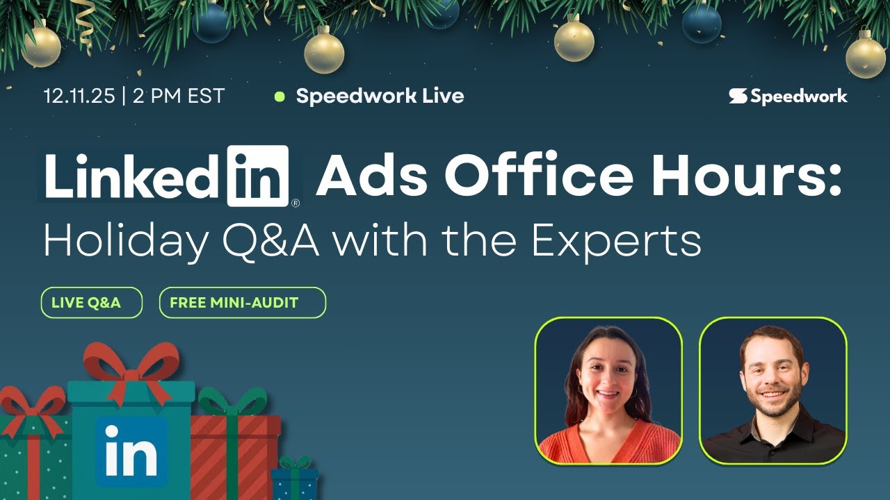 Стоит ли приостанавливать рекламу в LinkedIn в декабре? Результаты в праздничный сезон, бюджеты и...