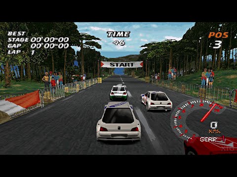 Need for Speed: V-Rally PS1 Gameplay HD (Beetle PSX HW)