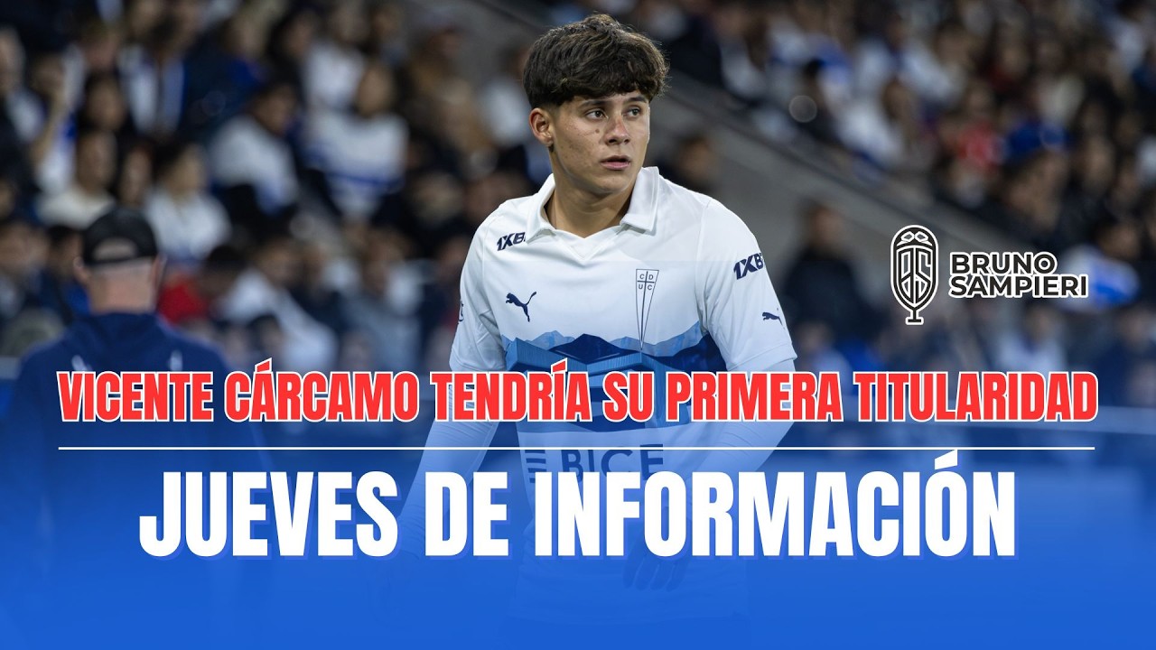 CÁRCAMO, DÍAZ Y JHOJAN DESDE EL ARRANQUE: EL ONCE QUE PREPARA GARNERO ANTE O'HIGGINS