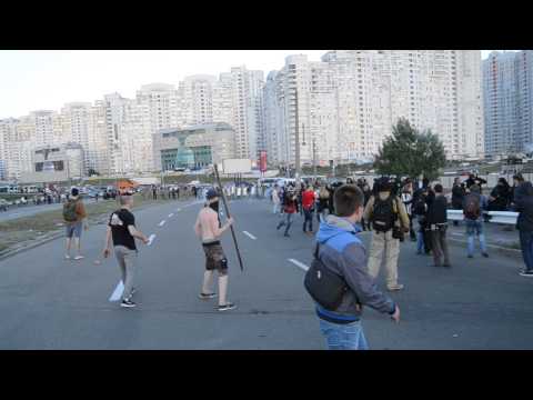 Бойня на Осокорках. Снова атака титушек. часть 5