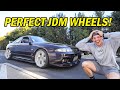 R33 GTR V-Spec Gets the PERFECT JDM Wheel Set Up! *Nismo LMGT2*