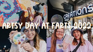 BACK AT FESTIVAL OF THE ARTS // disney on broadway, colorful art and more food!