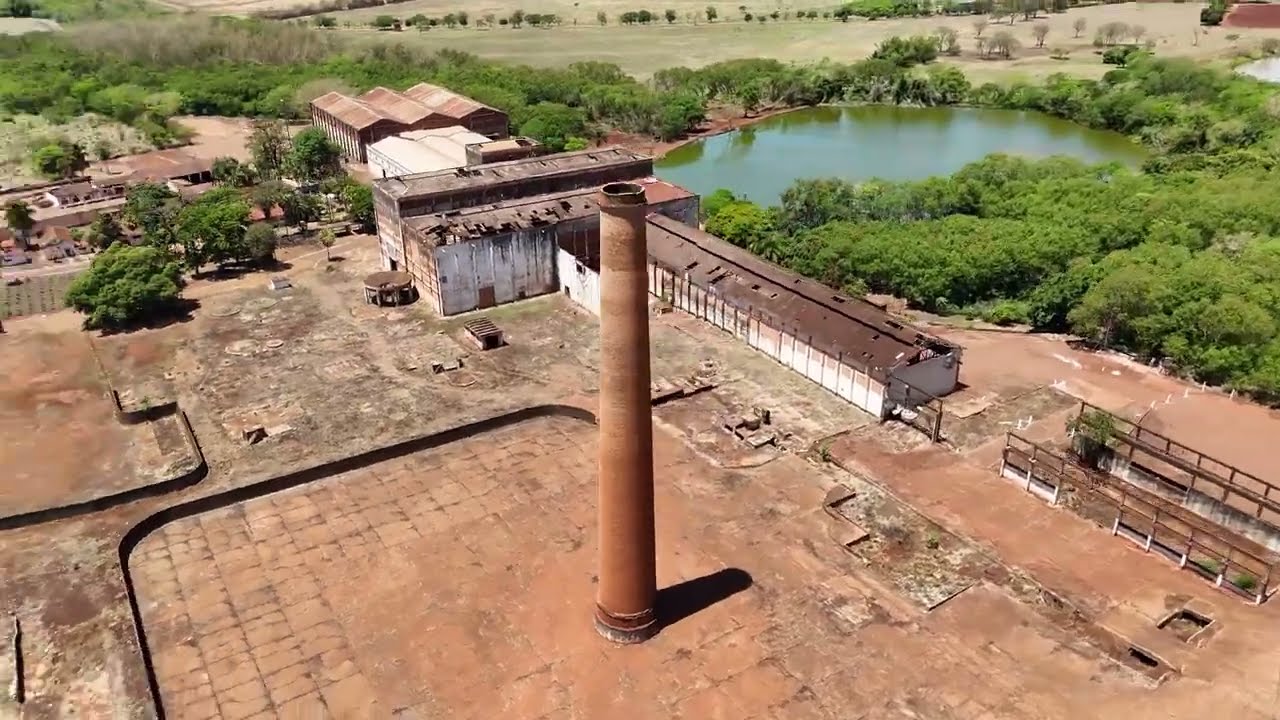 Usina São Geraldo - Sertãozinho SP - Vista Aérea com Drone