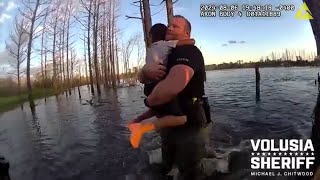 Body camera video shows Volusia County deputy rescue missing boy