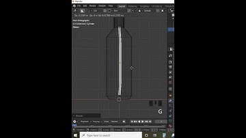 3D spray bottle in blender-mds design#shorts