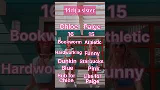 Download Lagu Pick a sister! Pls subscribe! #sisters #fyp #cleanaesthetic #preppy #starbucks #bookworm ##trending MP3