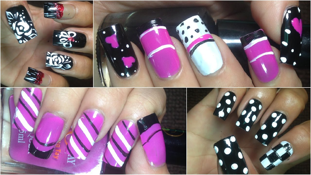 Cute Nail Art Designs - Nail Art Ideas - Pretty Nails Designs - nail tutorial compilation #31