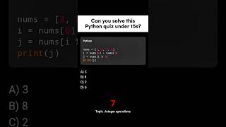 Famous Only 1% Can Solve This Python Quiz in 15 Seconds π€― | Python List Trick #coding #pythonquiz #python Net Worth
