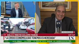 Guillermo Francos, en exclusiva con Novaresio: "La oposición dialoguista trata de aportar a la ley"