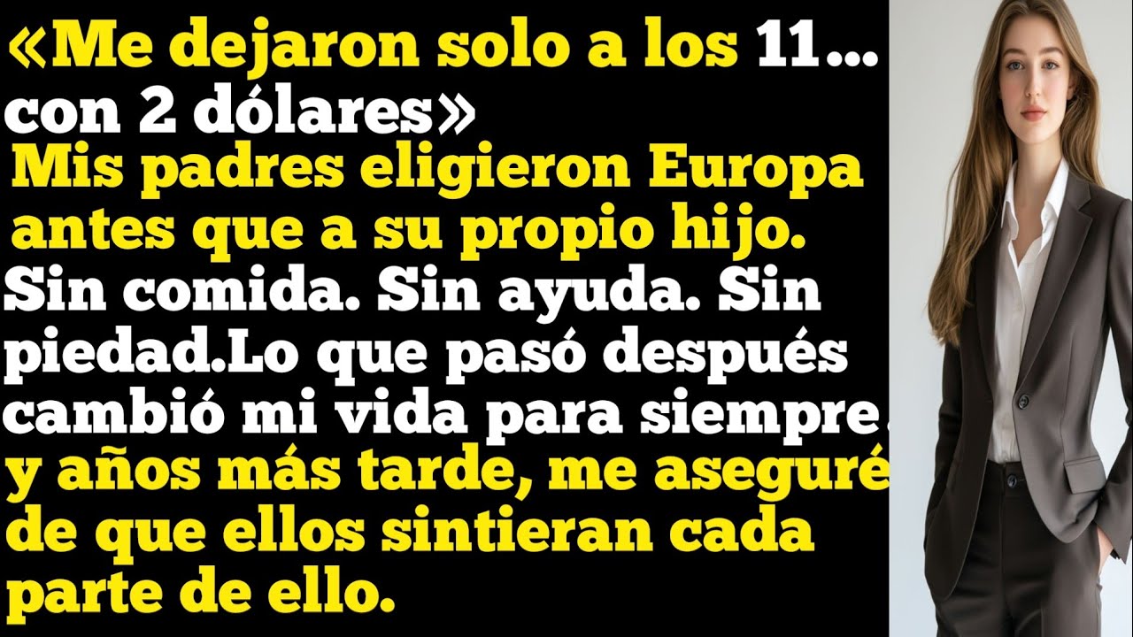 “A los 11 años me dejaron con $2 mientras se iban a Europa… mi vida nunca volvió a ser igual”