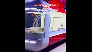 Red &amp; White Streamlined Food Trailer | Siristar Factory Custom High-Tech Mobile Catering Cart
