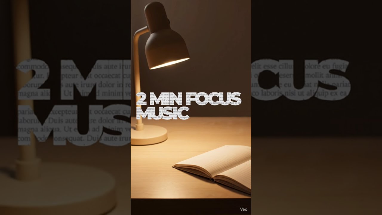 2-Minute Exam Focus Music 🎵 | No-Distraction Study Music | Soft Piano& Flute Lofi 